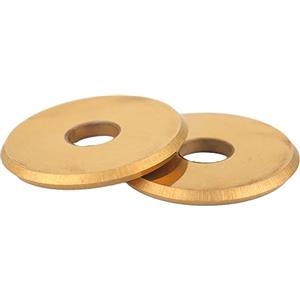 youkzuan Ruota di ricambio per piastrelle in carburo di tungsteno, 22 mm, 6 mm, 2 pezzi, 2 pezzi, per ristrutturare il tagliapiastrelle manuale