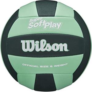 Wilson Pallone da Pallavolo Super Soft Play, Pelle Sintetica, Utilizzo Indoor e Outdoor, Adatto anche per Beach Volley