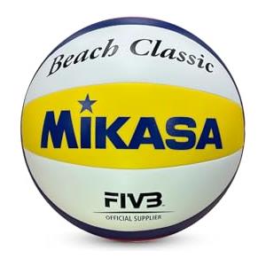 Mikasa BV552C Beach Classic Pallone Blue/Yellow/Red 5