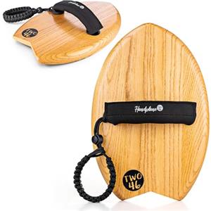 Woodsandwaves Tavola surf Handplane - La 1a tavola da surf portatile | Surf tavola innovativa in legno resistente (incl. borsa) | Bodyboard - Trend dall'Australia per principianti e professionisti