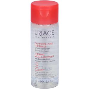 Uriage Acqua Micellare Termale 100ml - Struccante Idratante per Pelle Sensibile con Estratto di Albicocca
