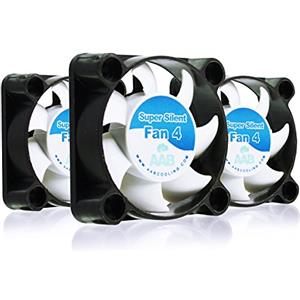 AABCOOLING Super Silent Fan 4 - una Silenziosa e Molto Efficiente 40mm Ventola per Case PC, Ventilatore Aspirazione per Stampante 3D, Raffreddamento per Computer, Cooling Fan - 3 Pezzi 17,9 dB