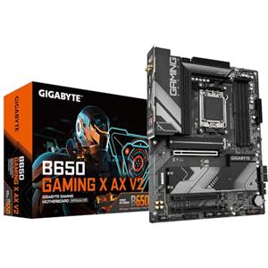 GIGABYTE B650 GAMING X AX V2 Scheda madre - AMD Ryzen serie 9000, VRM a 8+2+2 fasi, fino a 8000 MHz DDR5 (OC), 1xPCIe 5.0 + 2xPCIe 4.0 M.2, LAN 2,5 GbE, WIFI 6E, USB 3.2 Gen 2
