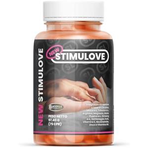 Hyper New Stimulove 75CPR - Integratore sessuale uomo con Maca Peruviana, Citrullina, Tribulus, Arginina, Vitamina E, Ginseng e Zinco - Energizzante Benessere maschile Virilità Vigore Made in Italy