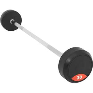 GORILLA SPORTS® Bilanciere con Pesi - 10 Pesi a Scelta (10-50 kg), con/senza Rastrelliera, Ghisa Rivestito in Gomma, Impugnatura Cromata e Zigrinata - Bilanciere Palestra, Barra Fitness, Body Building