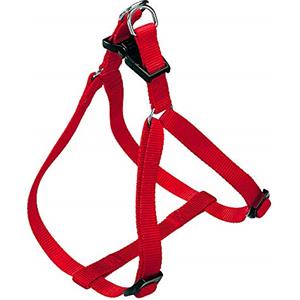 Ferplast Pettorina Cane Taglia Piccola EASY S, Pettorina Gatto Regolabile, Facile da Indossare, 35-53 cm. Rosso