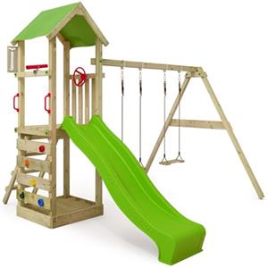 FATMOOSE Parco giochi KiwiKey Kick XXL con SuperSwing con altalena doppia e scivolo