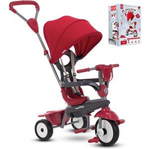 smarTrike Breeze Plus, triciclo regolabile per bambini, dai 15 mesi ai 3 anni, colore: rosso