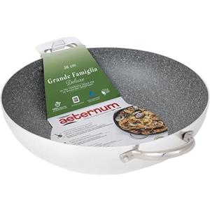 Aeternum Tegame Wok Antiaderente anche Induzione Grande Famiglia DeLuxe 36 cm