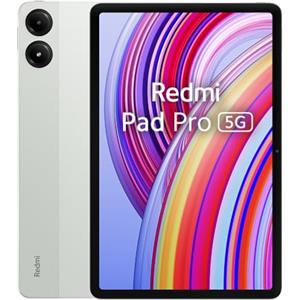 Redmi Pad Pro 5G (Tablet) Con Anello, 2.4GHz Display 12.1, Batteria da 10.000 mAh, Ricarica rapida 33W, 6GB RAM-128GB ROM, Verde