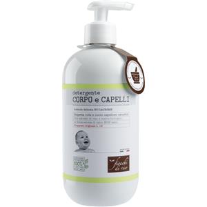 Artsana Fiocchi di Riso Detergente Corpo e Capelli Talco 400 ml - Formula Delicata No Lacrime con Estratti di Riso e Malva