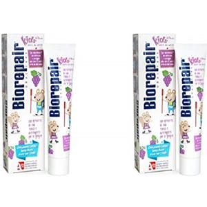 Biorepair Kids 0-6 Oral Care Toothpaste Grape 1.7fl.oz 50ml, Pack of 2