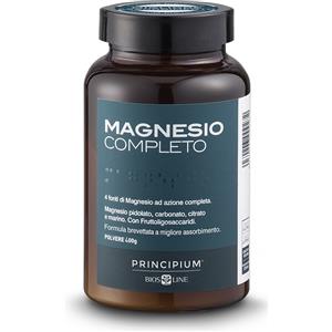 BIOS LINE Principium Magnesio Completo 400 g - Integratore in polvere da 4 fonti diverse per supportare il sistema nervoso e ridurre la stanchezza