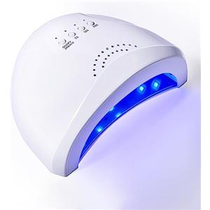 ANMECS Fornetto Unghie LED Professionale 48W - Lampada UV per Asciugare Smalto Semipermanente - Sensore Avvio Automatico, 3 Timer Impostabili (5S, 30S, 60S) - Perfetto per Manicure e Pedicure