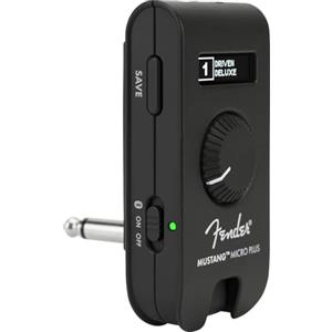 Fender Mustang Micro Plus Amplificatore per Chitarra, Amplificatore per Cuffie Personale con 25 modelli di Amplificatore, 25 Effetti, Bluetooth e 100 preset, Ricaricabile tramite USB