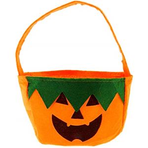 Lovelegis Borsa Borsetta Dolcetto o Scherzetto Halloween Zucca Arancione Idea Regalo Natale Compleanno Festa