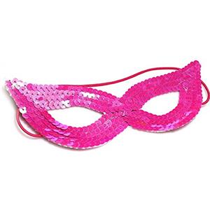 Inception Pro infinite Maschera - Colore Fuxia - Carnevale - Halloween - Veneziana - Donna - Paillettes