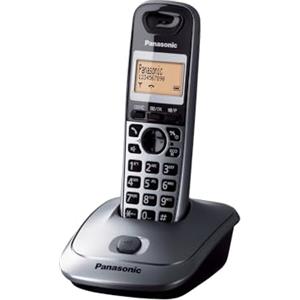 Panasonic KX-TG2511JTM Telefono Cordless Digitale, Unità Base e Ricevitore Singolo, Vivavoce, Audio Nitido, ID Chiamante, Rubrica, Display LCD, Modalità Eco, Montaggio a Parete, Nero