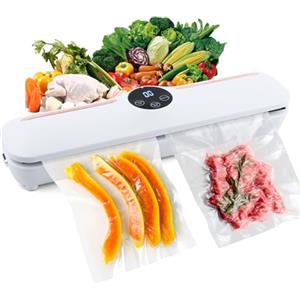 MXTIMWAN Macchina per Sottovuoto per Alimenti,Macchina Sottovuoto per Alimenti Portatile,Macchina sigillatrice per sot,Automatica Sigillatore Sottovuoto Macchina,Vacuum Sealer