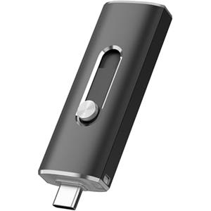 KOOTION Chiavetta USB Tipo C 256 GB USB 3.1 OTG Chiavetta USB C 256GB 2 in 1 Alta Capacità Pennetta USB C 256G Nero Pennette usb 256G Per Smartphone Android, ect