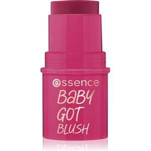 Essence Baby Got Blush Stick 50 Cherry Cherry Baby - Blush Cremoso per Labbra e Guance, 5,5 g