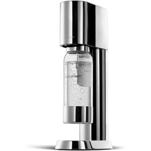 Sodastream Enso Gasatore per Realizzare Acqua frizzante in Acciaio Inossidabile con Una Bottiglia Inclusa, Cilindro CO2 Non Incluso