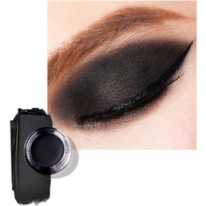 Oulac Ombretto Matte Nero | Texture Fine Altamente Pigmentata Eyeliner | Impermeabile e a Lunga Durata | Trucco per Occhi Fumosi Sfumabile e Senza Pieghe | Vegan | 06g (CM01) Noir