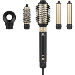 webeauty [5 in 1] Spazzola Asciugacapelli & Air Styler ad alta velocità [110000 RPM] Asciugatura rapida, Spazzola modellante ad aria per capelli ricci, volumizzante, lisciante, con cura ionica