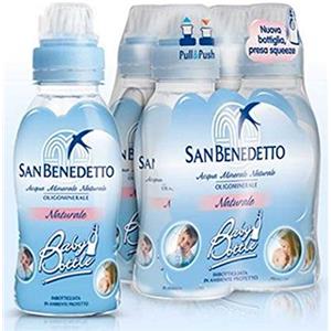 San Benedetto Baby Squeezable Acqua Minerale Naturale Italiana 3x4 Confezione 12x 250ml