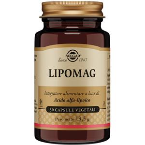 Solgar Lipomag - Integratore Alimentare a Base di Acido Alfa-Lipoico in 30 Capsule Vegetali