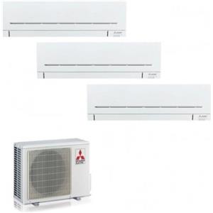 Mitsubishi Electric CLIMATIZZATORE MITSUBISHI AP-VGK TRIALSPLIT 12000+12000+12000+MXZ-3F68VF R-32 WI-FI