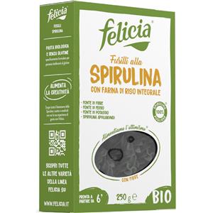 Andriani Felicia Fusilli alla Spirulina 250g - Pasta Senza Glutine con Riso Integrale e Spirulina