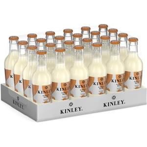 Kinley Ginger Beer, Bevanda allo Zenzero con note di Fiori d'Arancio, Adatta alla Mixology, Per Drink Rinfrescanti e dal Sapore Inconfondibile, Bevanda Analcolica - 24 Bottiglie in Vetro da 200 ml