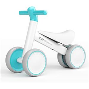 XJD bici da corsa da 1 anno giocattolo bici da corsa per 10-24 mesi bambino apprendimento bici mini con 4 ruote Toddler bici senza pedali prima bici da corsa per il regalo (verde, 10-24 mesi)