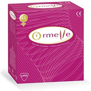 ORMELLE Scatola di 5 preservativi in lattice femminili