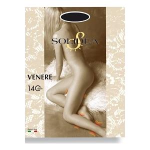 SOLIDEA Venere 140 Collant Nero 2-M - 140 Den, Maglia Liscia, Compressione Graduata