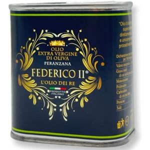 Voglia di Puglia FedericoII Olio Extravergine Di Oliva Estratto A Freddo Da Olive Italiane (Lattina da 175 ml)
