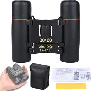 BDSHUNBF Binocolo ad alta potenza per adulti, 30 x 60 con prisma BAK4, obiettivo FMC, antiappannamento e impermeabile, ottimo per bird watching, viaggi, osservazione delle