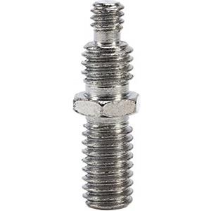 Sahgsa Accessori per fotocamera, doppia vite da 1/4 e 3/8, adattatore a vite esterna per treppiedi a sfera monopiede