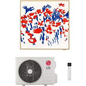 LG Climatizzatore Monosplit Artcool Gallery Photo 9000 BTU A09GA1.NSE+A09GA1.U18 R-32 Wi-Fi Integrato Classe A++ ,