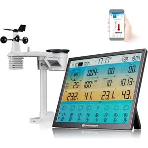 Bresser WLAN 8 Stazione meteorologica 7-in-1 giorni 4CAST XL ad energia solare