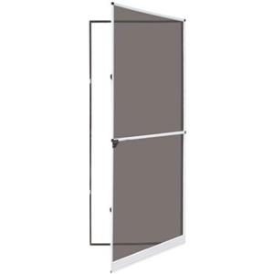 SANGIORGIO Zanzariera A Battente 1 Anta 100x240 cm Bianco in Alluminio Riducibile