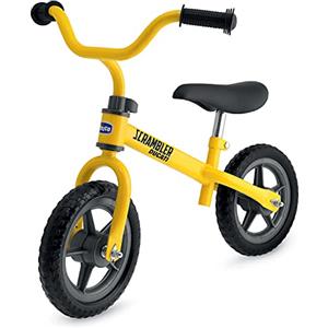 Chicco Scrambler Bicicletta Bambini Senza Pedali 2-5 Anni, Bici Senza Pedali Balance Bike per Equilibrio Bimbo e Bimba, Sellino e Manubrio Regolabili, Max 25 Kg, Giallo - Giochi 2-5 Anni