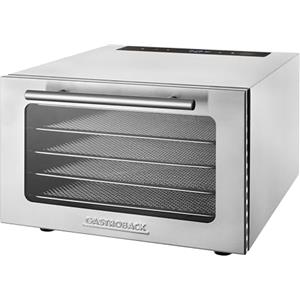 GASTROBACK #46604 - Disidratatore di design Mini Professional, dimensioni compatte per piccole quantità e spazi ristretti, alloggiamento in acciaio inox Gastro di alta qualità, 400 Watt, colore: