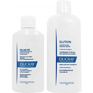 Ducray Pack Kelual Ds Squamo-reducing Shampoo 100ml + Elution Shampoo 200ml