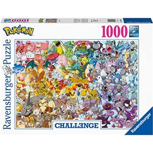 Ravensburger - Puzzle Pokémon, Collezione Challenge, 1000 Pezzi, Idea regalo, per Lei o Lui, Puzzle Adulti