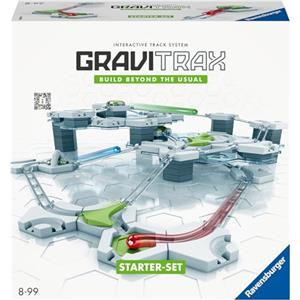 Ravensburger - GraviTrax Starter Kit, Pista di Biglie, Gioco Interattivo ed Educativo STEM, per Bambini 8+ Anni e Adulti, Compatibile con tutti i GraviTrax, 124 Pezzi