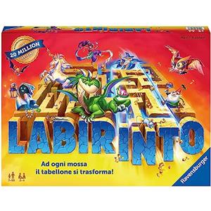 Ravensburger - Labirinto 35° Anniversario, Gioco da Tavolo per Tutta la Famiglia, 2-4 Giocatori, Idea Regalo per Bambini 7+ Anni, Edizione in Italiano