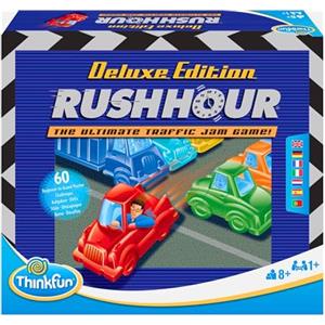 Ravensburger ThinkFun - Rush Hour Deluxe, Gioco da Tavolo per Tutta la Famiglia, 1+ Giocatori, Idea Regalo per Bambini e Ragazzi 8+ Anni, Edizione in Italiano