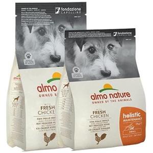 Almo Nature Holistic Crocchette Secche per Cani Adulto Piccola Taglia con Pollo e Riso - 400g
